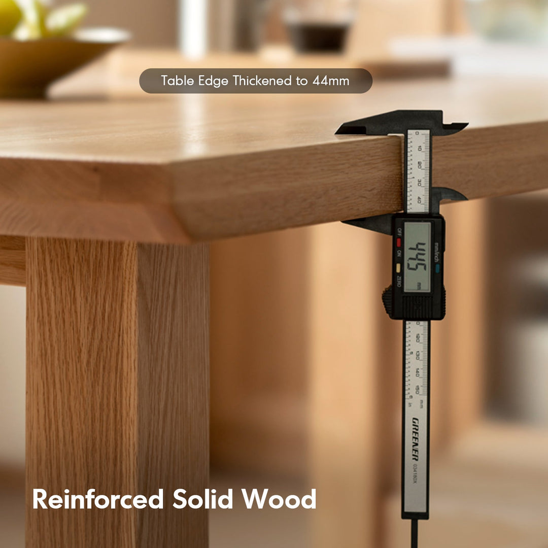 Scandinavian Oak Wood Dining Table HAVEN