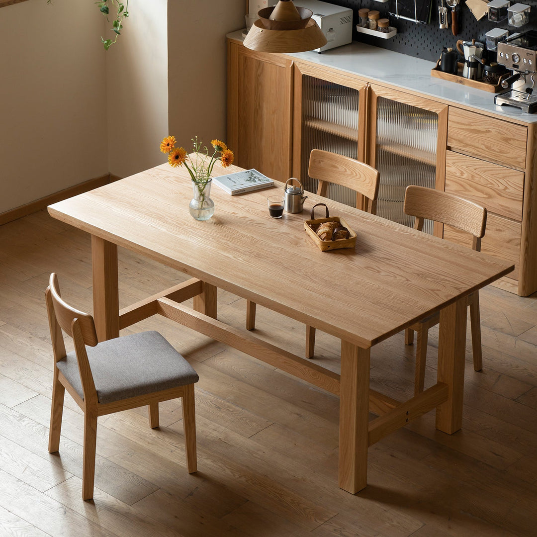 Scandinavian Oak Wood Dining Table HAVEN