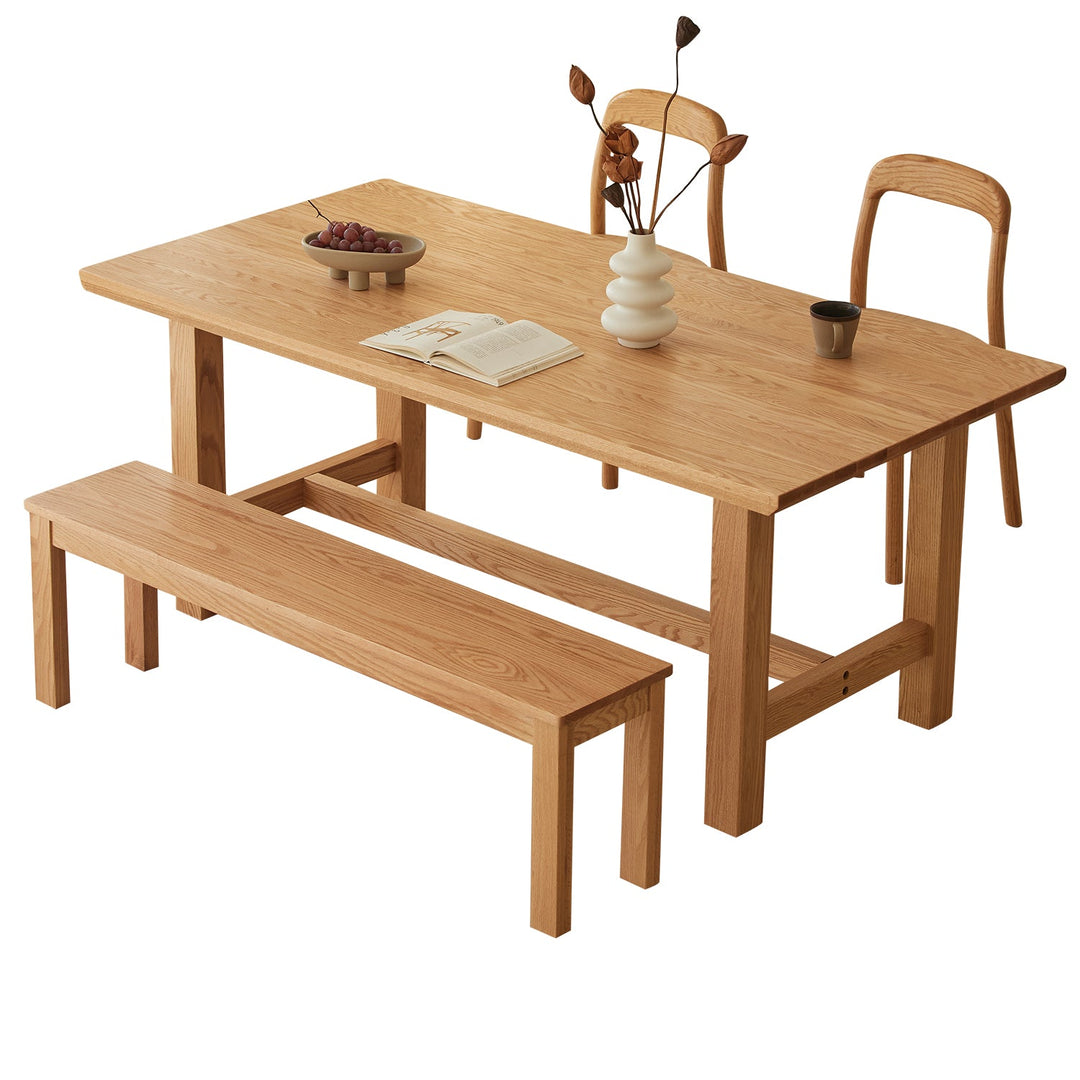 Scandinavian Oak Wood Dining Table HAVEN
