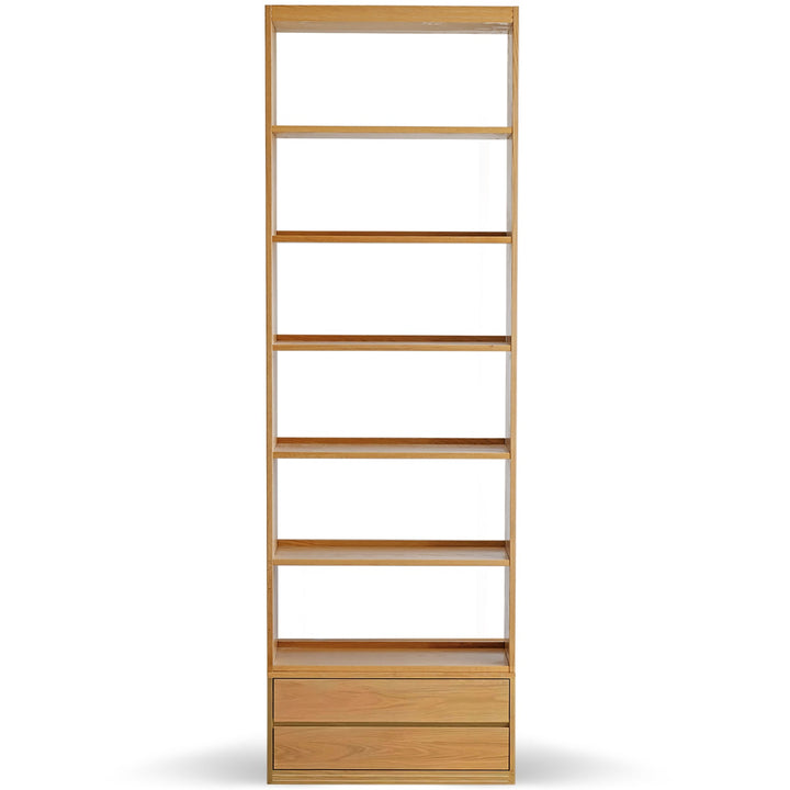 Scandinavian oak wood bookshelf shelfix detail 6.