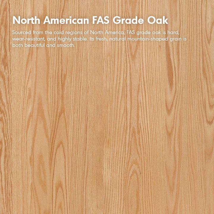 Scandinavian oak wood bookshelf shelfix material variants.