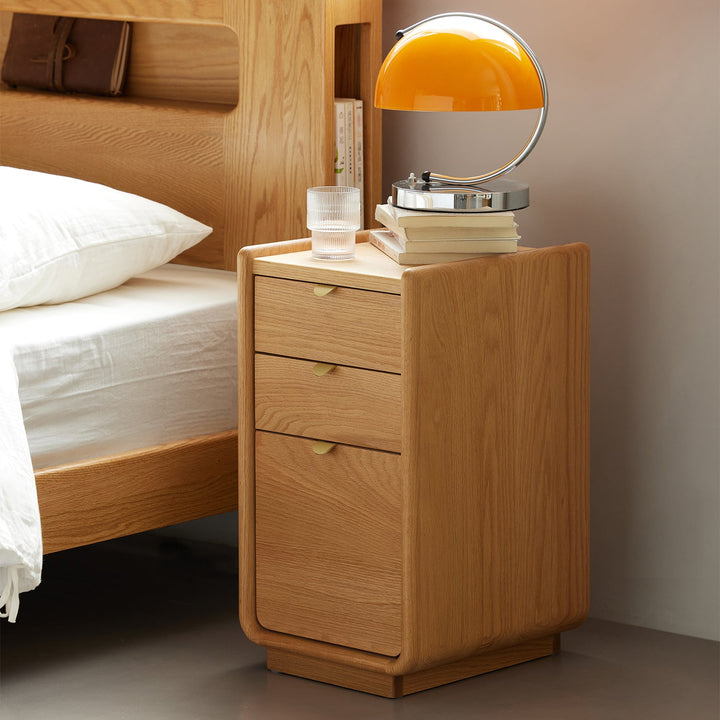 Scandinavian Oak Wood Dressing Table With Chest Of Drawers PURE