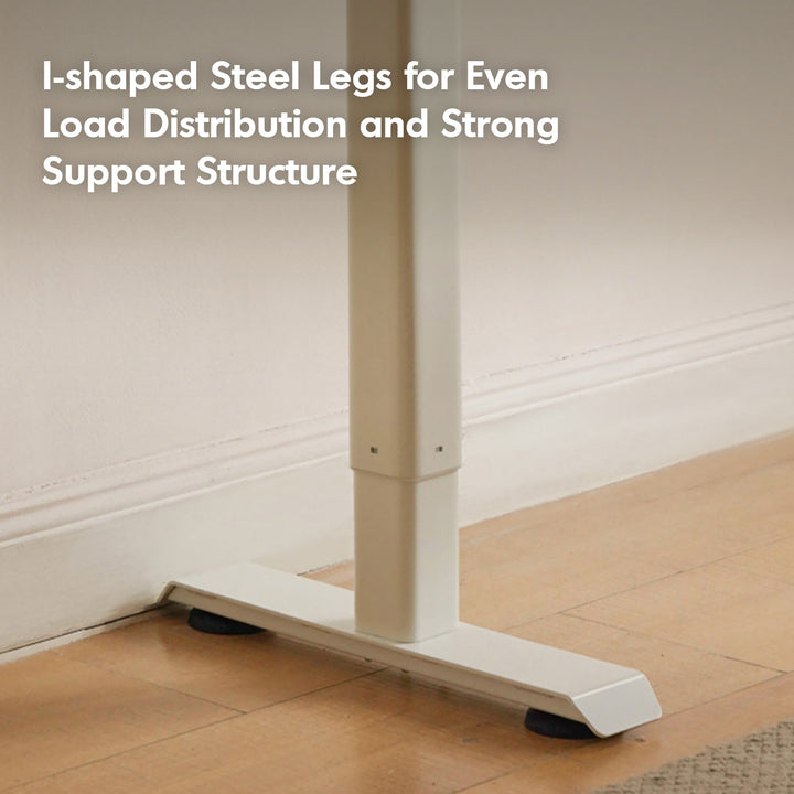 Scandinavian Oak Wood Electric Height Adjustable Slim Study Table SLIMLIFT