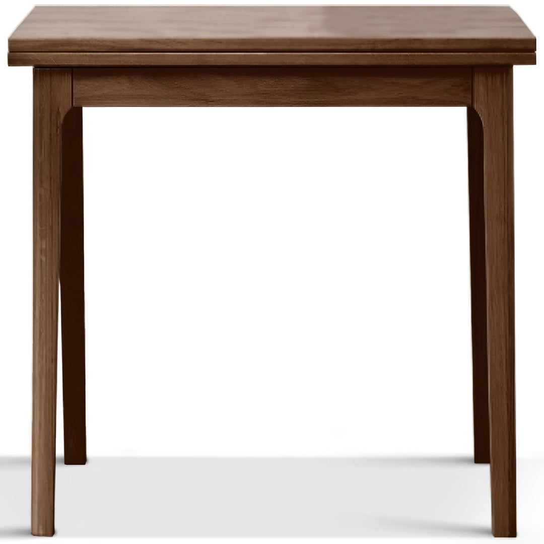 Scandinavian oak wood extendable dining table privot detail 9.