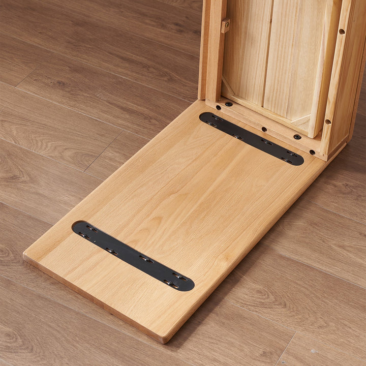 Scandinavian Oak Wood Extendable Dressing Table With Chest Of Drawers BLEND