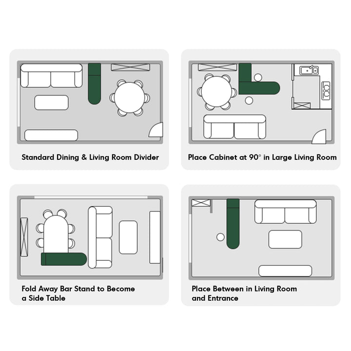 Scandinavian Oak Wood Extendable Storage Bar Table EXPANDI