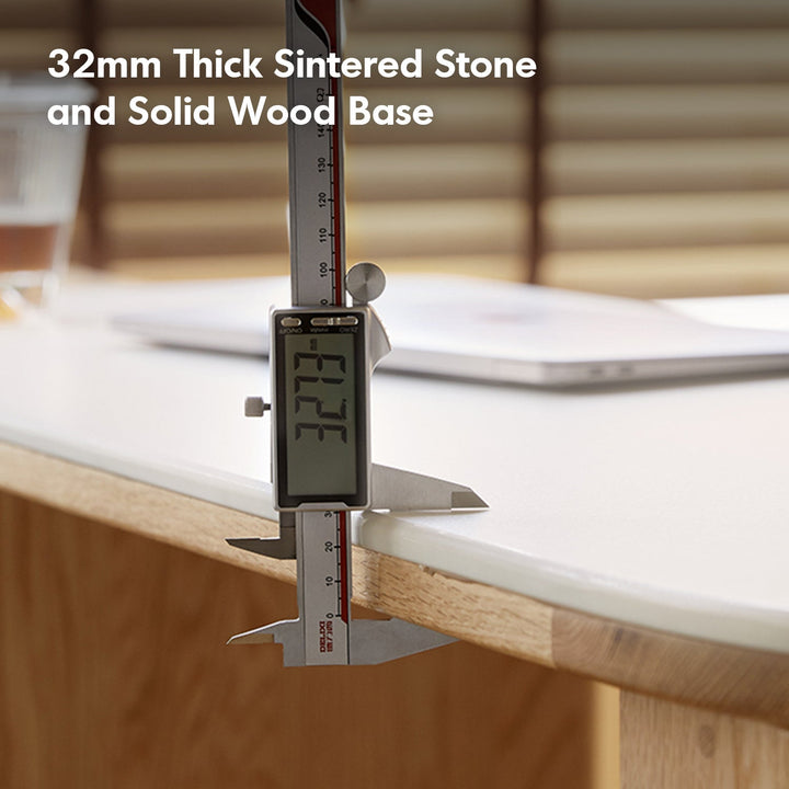 Scandinavian Oak Wood Extendable Storage Bar Table EXPANDI