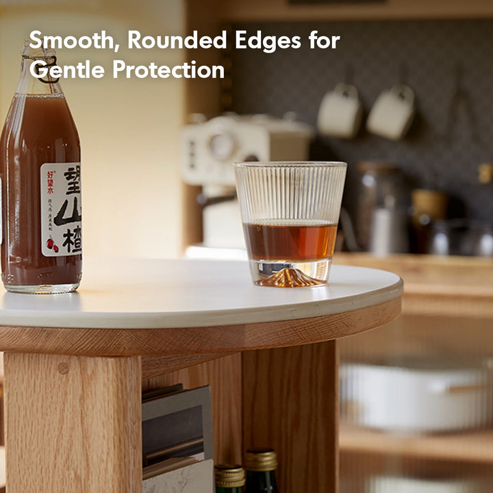 Scandinavian Oak Wood Extendable Storage Bar Table EXPANDI