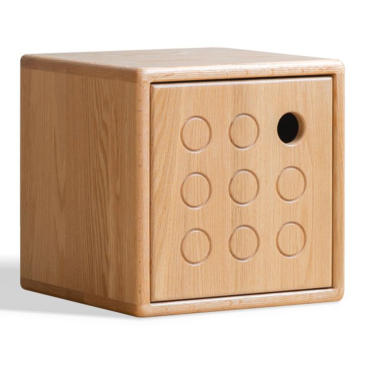 Scandinavian Oak Wood Modular Storage Cabinet DICE