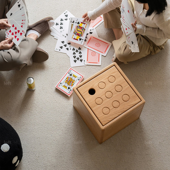 Scandinavian Oak Wood Modular Storage Cabinet DICE