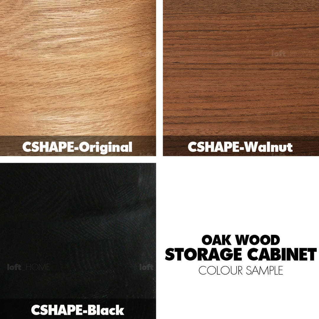 Scandinavian Oak Wood Multi Functional Side Table CSHAPE