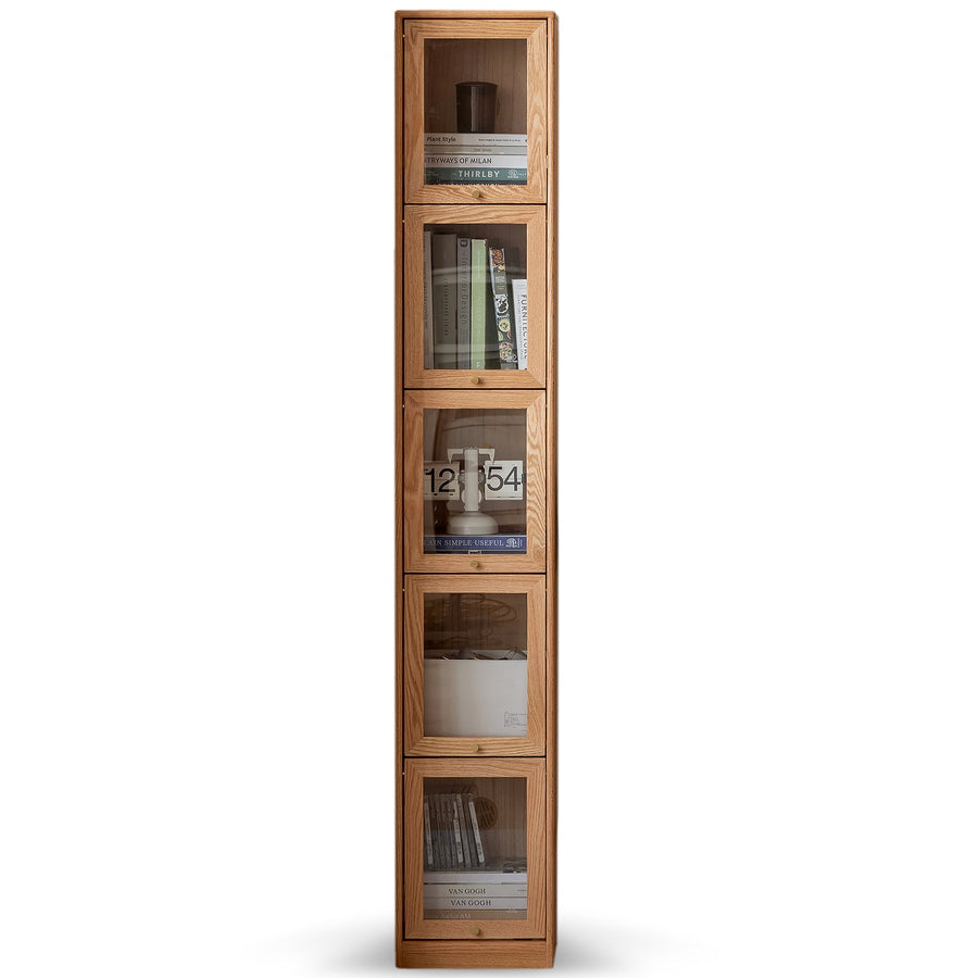 Scandinavian Oak Wood Side Cabinet SLIMCAB