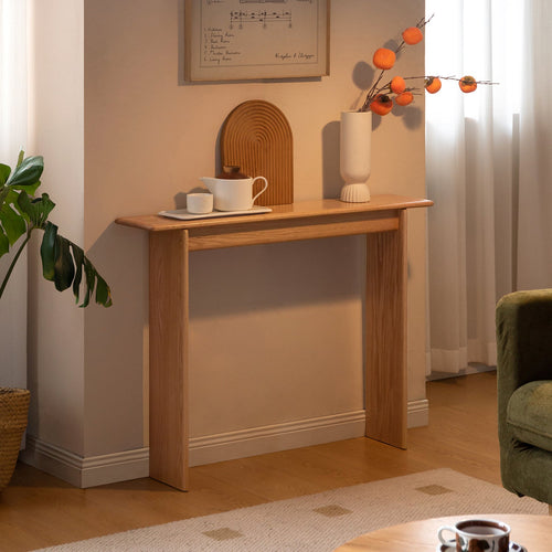 Scandinavian Oak Wood Side Table FINA Good to Know Preview-1