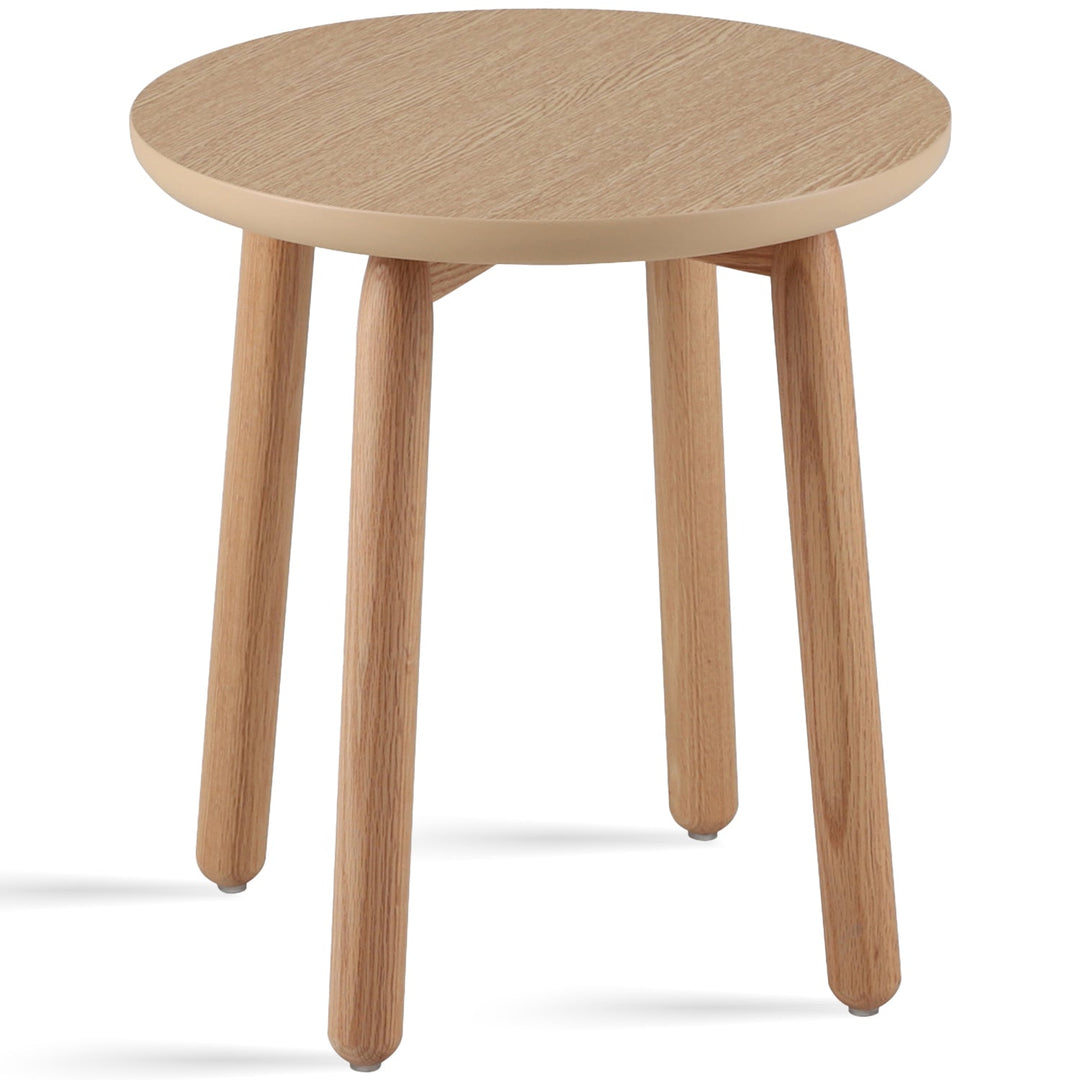 Scandinavian Oak Wood Side Table MAY