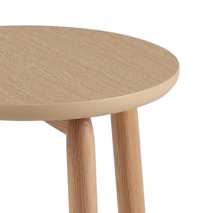 Scandinavian Oak Wood Side Table MAY