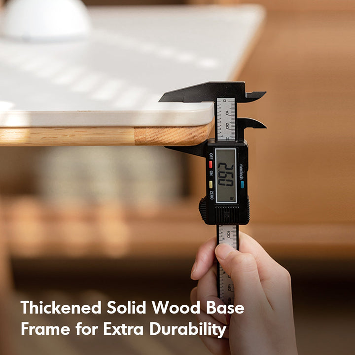 Scandinavian Oak Wood Sintered Stone Extendable Dining Table FLEX