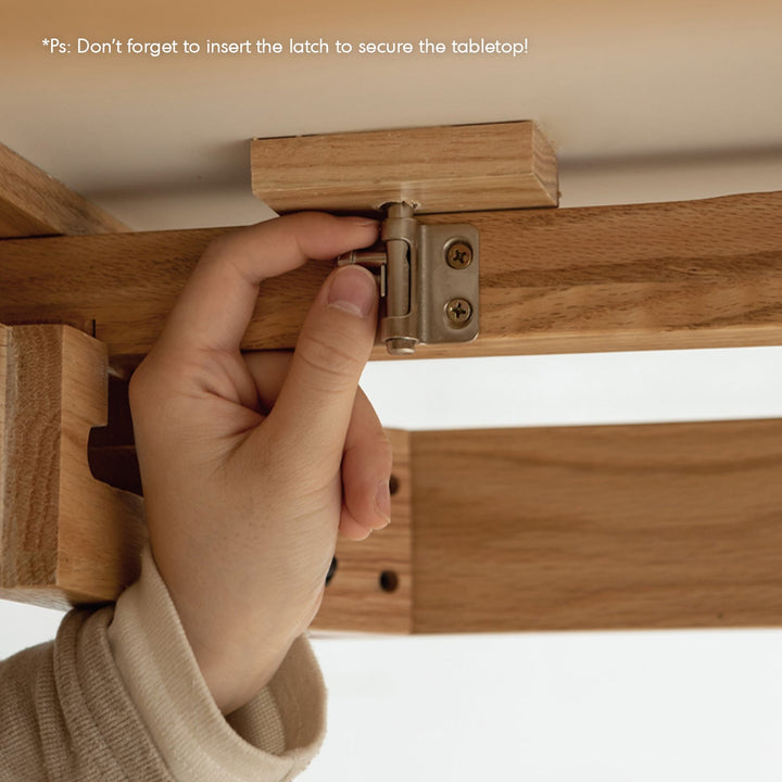 Scandinavian Oak Wood Sintered Stone Extendable Dining Table FLEX