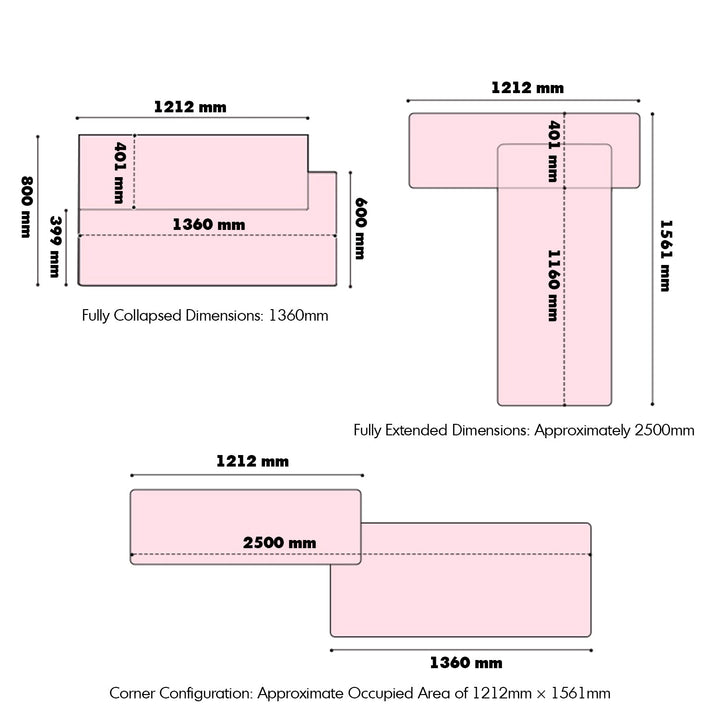 Scandinavian Oak Wood Sintered Stone Extendable Island Dining Table With Cabinet MODUCAB