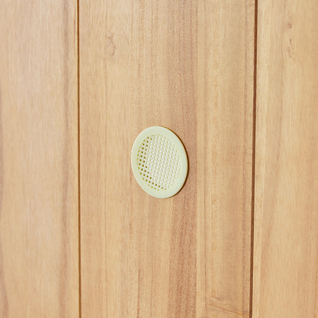 Scandinavian Oak Wood Sliding Door Wardrobe OAKLEY