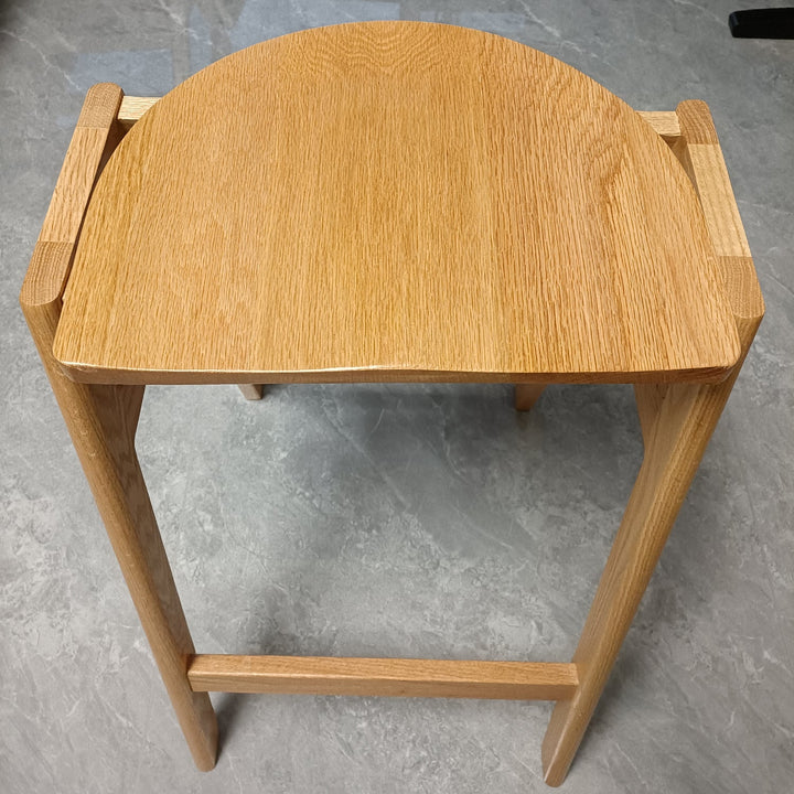 Scandinavian Oak Wood Stackable Bar Stool STACKO