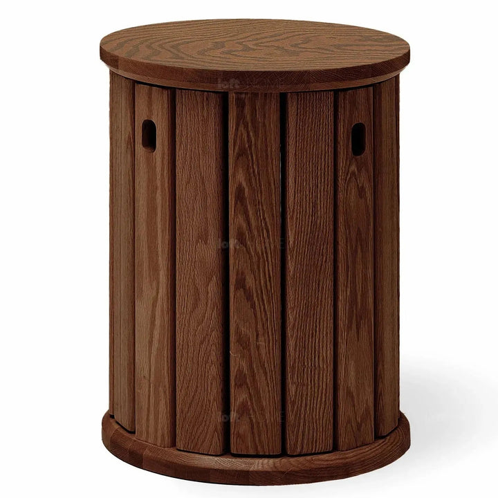 Scandinavian Oak Wood Stackable Stool HARVEST