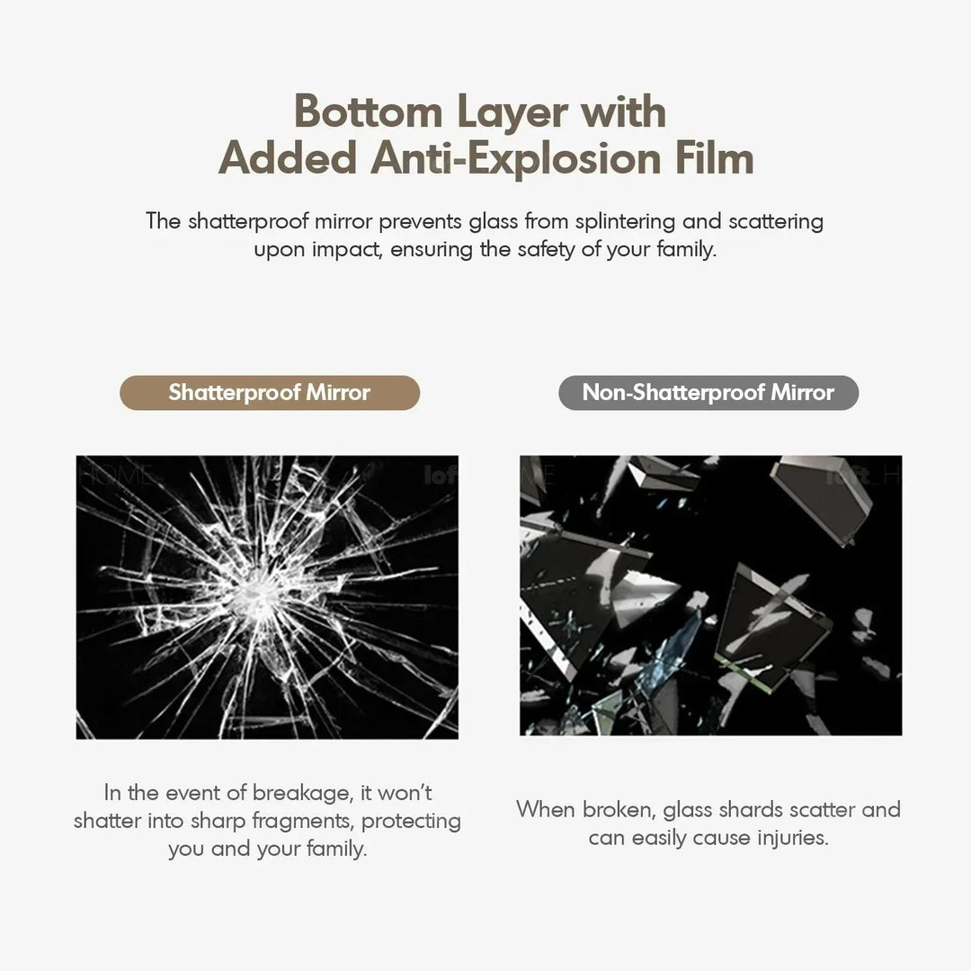 Scandinavian Oak Wood Standing Floor Mirror PREMIUM