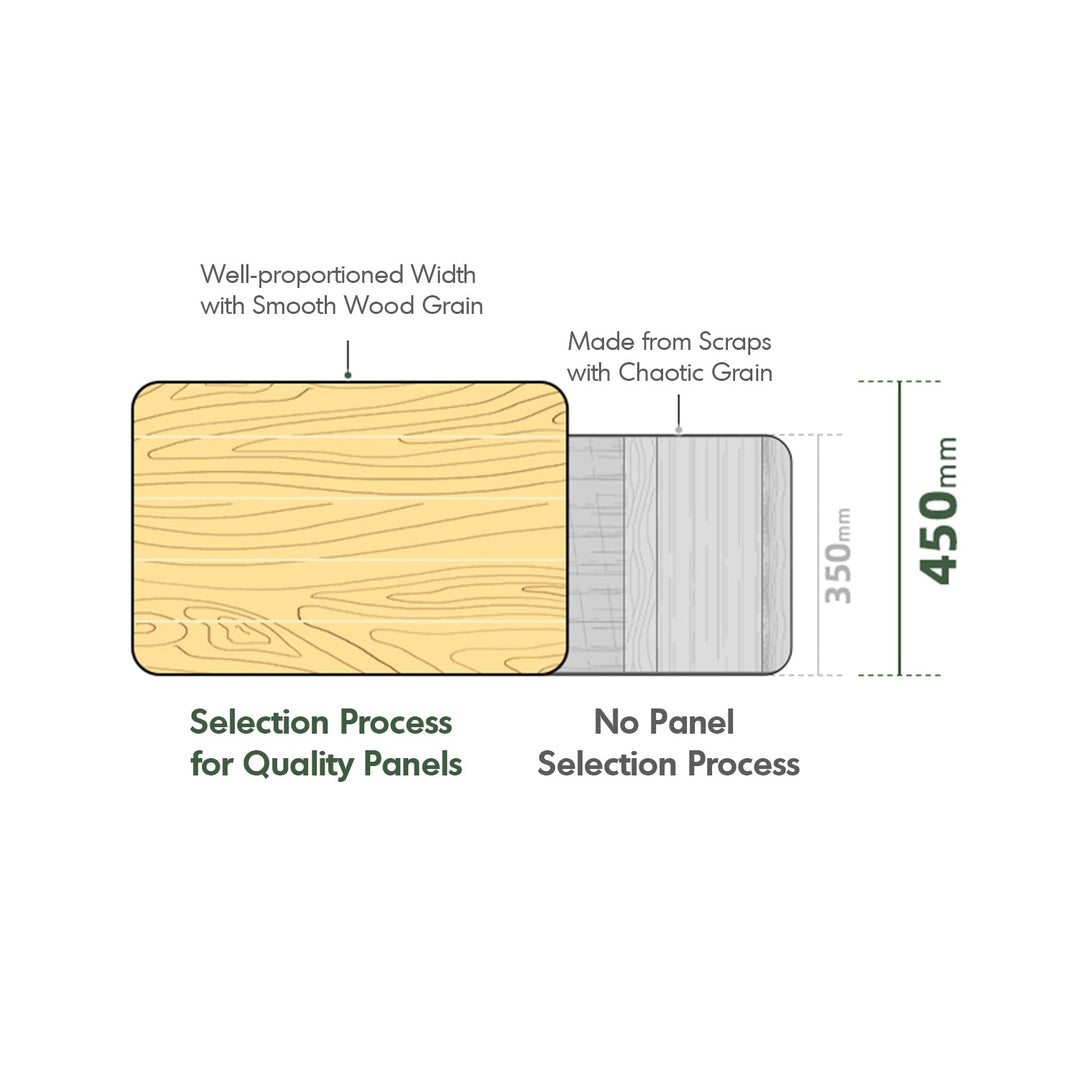 Scandinavian Oak Wood Storage Bed SHELTER