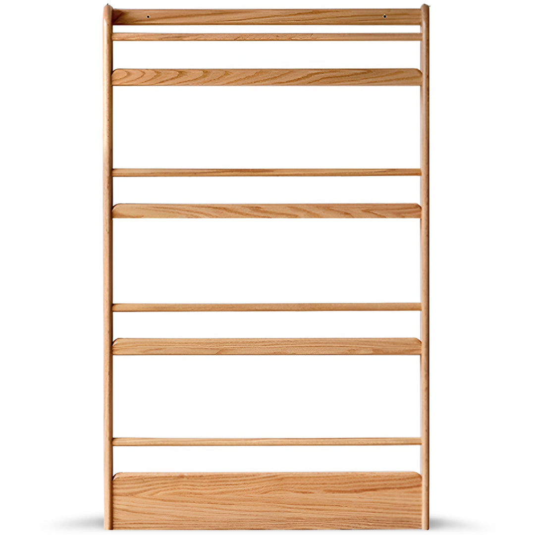 Scandinavian Oak Wood Wall Shelf Bookshelf SPIRE