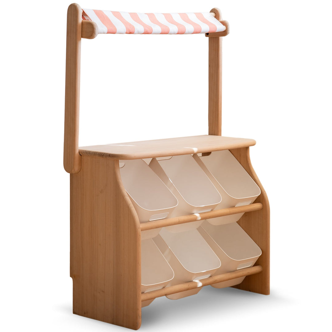 Scandinavian Poplar Wood Kids Cabinet LUNA