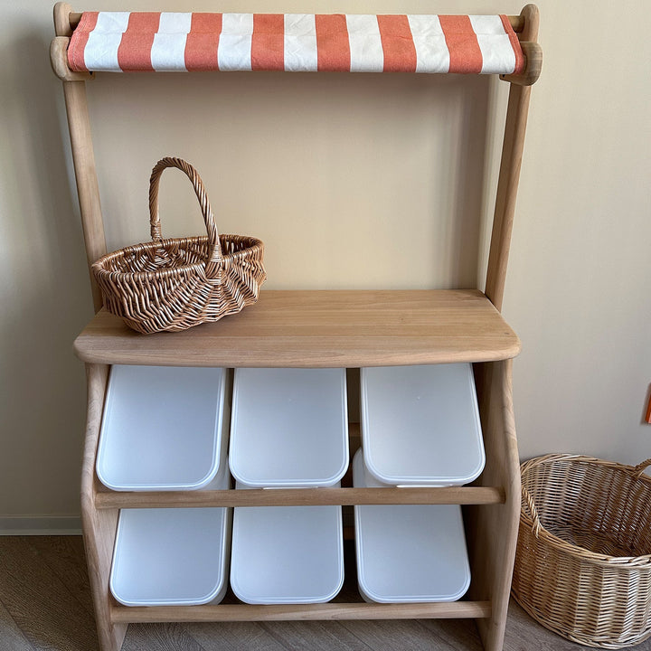 Scandinavian Poplar Wood Kids Cabinet LUNA