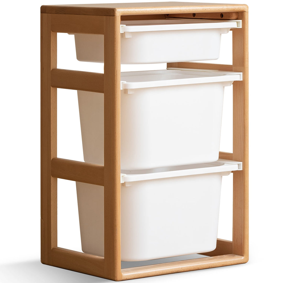 Scandinavian Poplar Wood Kids Storage Drawer Cabinet CUBBY