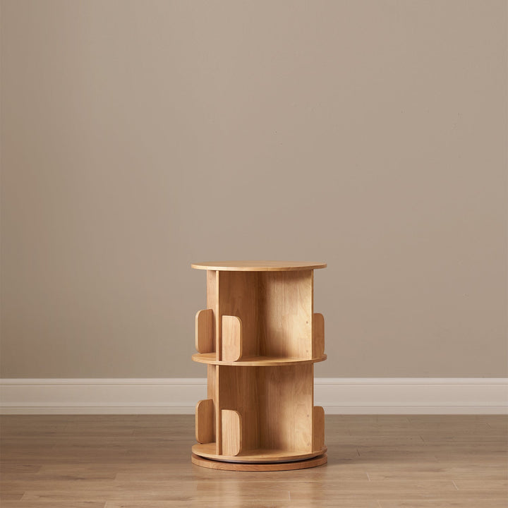 Scandinavian Rubber Wood Revolving Bookshelf IRELAND