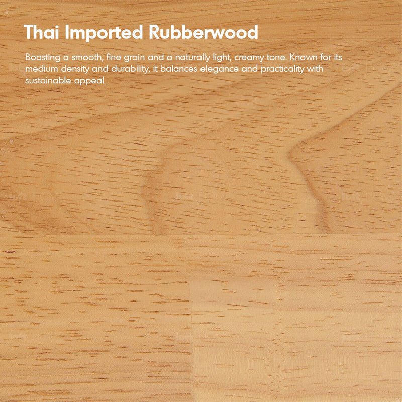 Scandinavian Rubber Wood Sintered Stone Dining Table TERRA Color Swatches