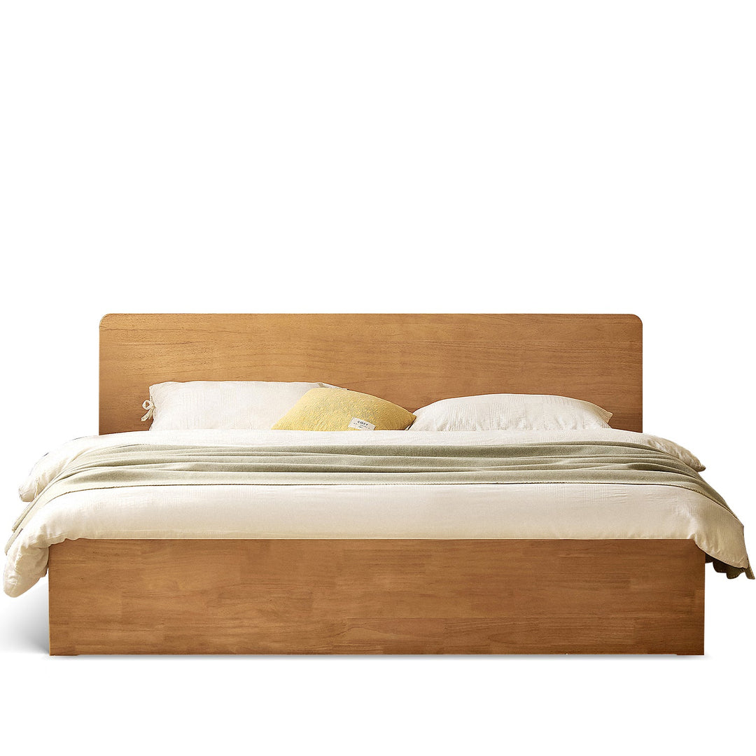 Scandinavian Rubber Wood Storage Bed BASE