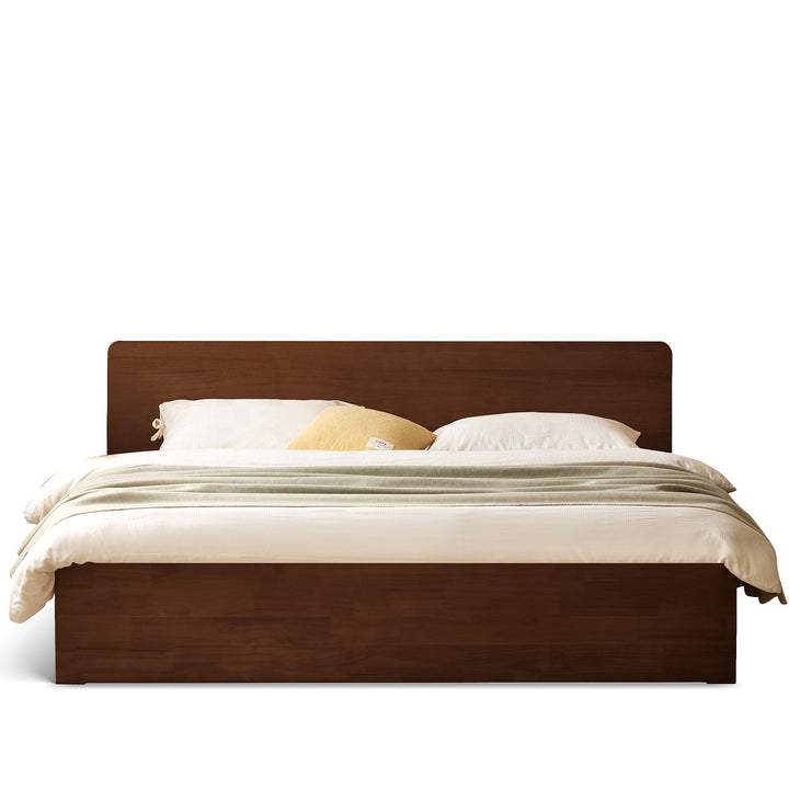 Scandinavian Rubber Wood Storage Bed BASE