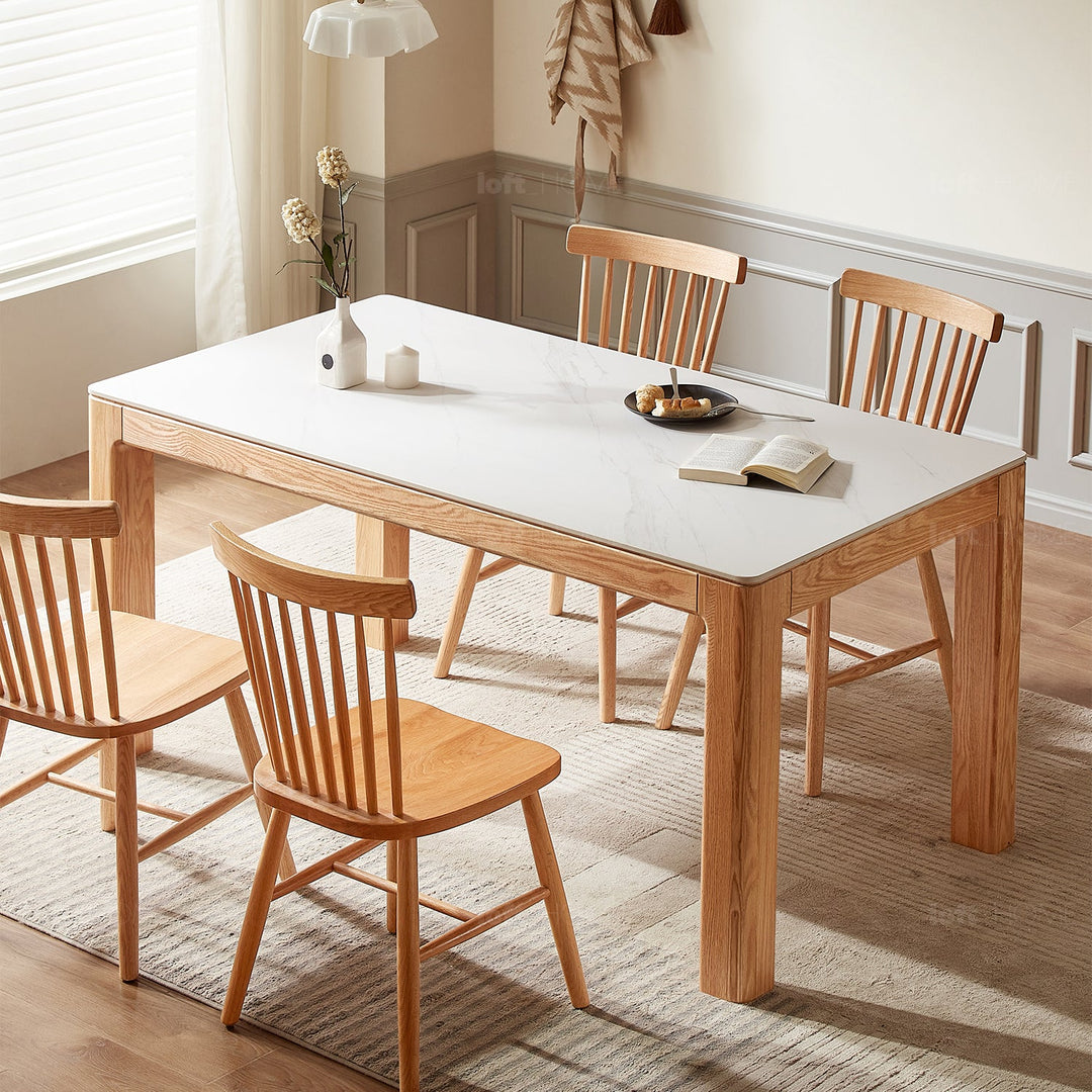 Scandinavian sintered stone dining table hulk detail 1.
