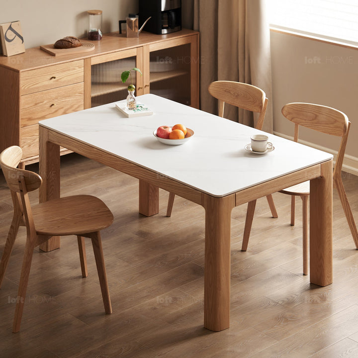 Scandinavian sintered stone dining table hulk detail 4.