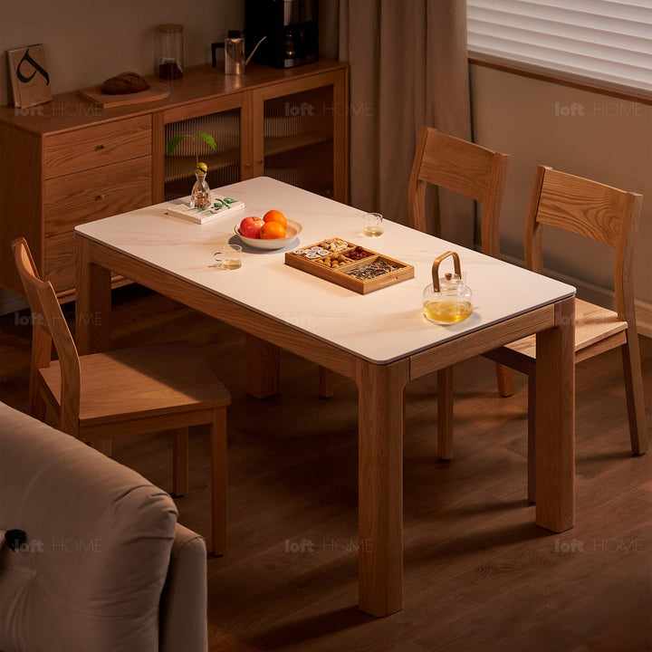 Scandinavian sintered stone dining table hulk detail 5.