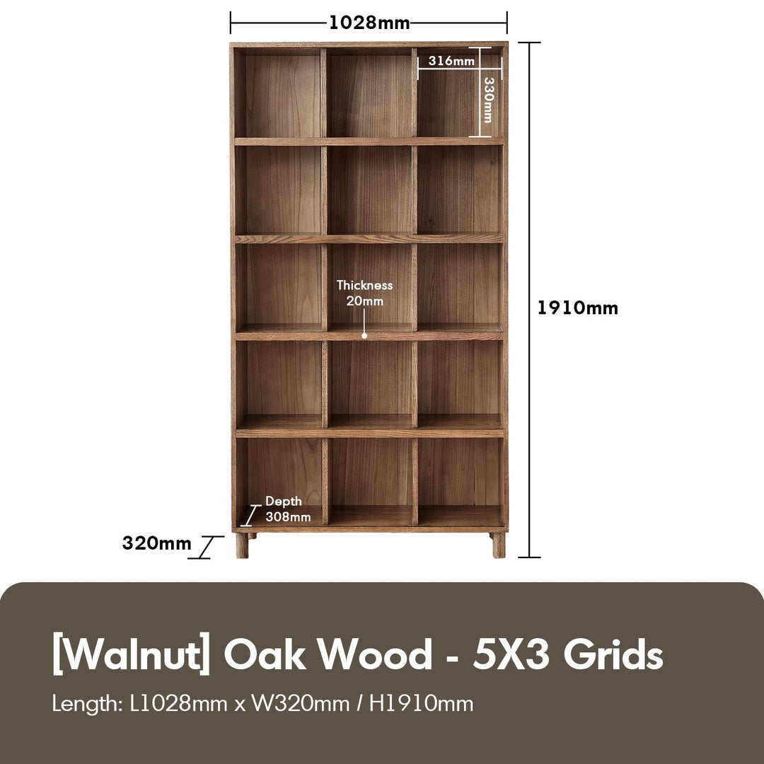 Scandinavian oak wood bookshelf gerin detail 6.