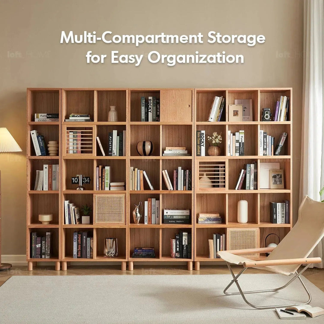 Scandinavian oak wood bookshelf gerin detail 18.