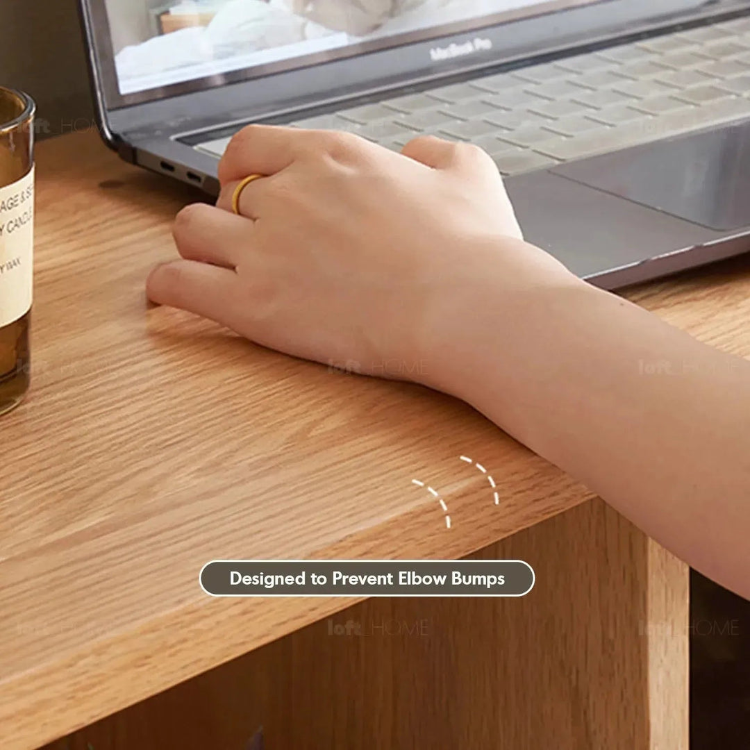 Scandinavian oak wood bookshelf gerin detail 20.