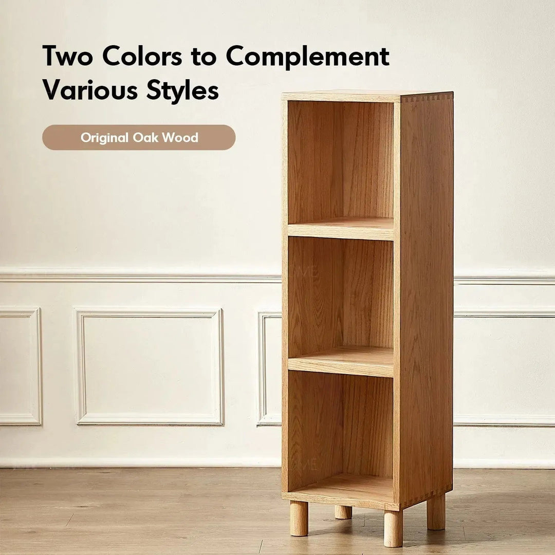 Scandinavian oak wood bookshelf gerin detail 36.