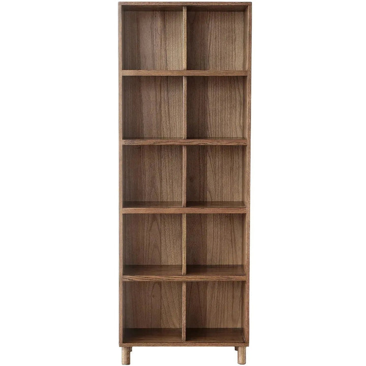 Scandinavian oak wood bookshelf gerin detail 45.