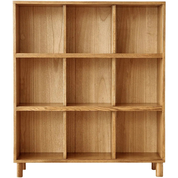 Scandinavian oak wood bookshelf gerin detail 52.