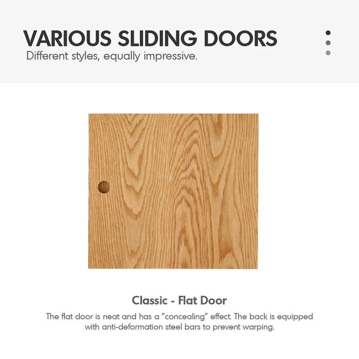 Scandinavian Oak Wood Shelf Bookshelf Optional Door GERIN