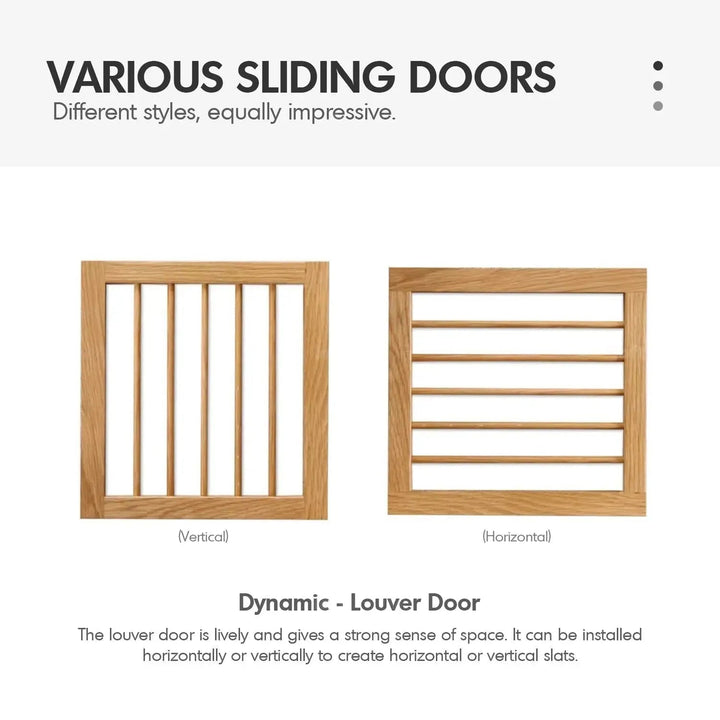 Scandinavian Oak Wood Shelf Bookshelf Optional Door GERIN