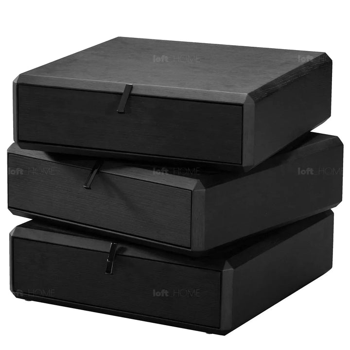 Japandi Wood Side Table ROTARY TIMBER