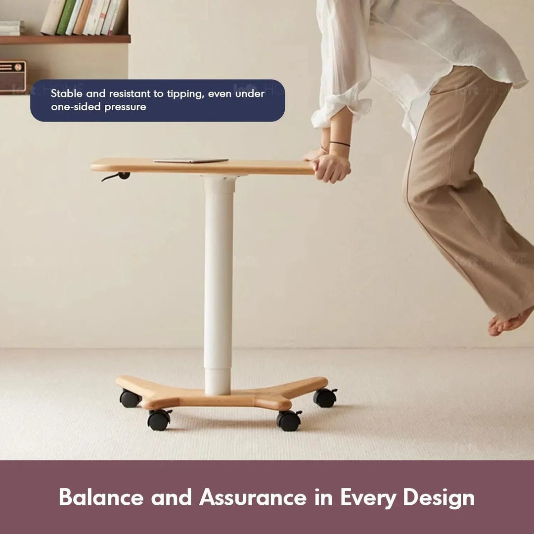 Scandinavian Oak Wood Study Table NOVA