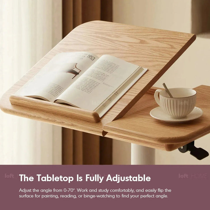 Scandinavian Oak Wood Study Table NOVA