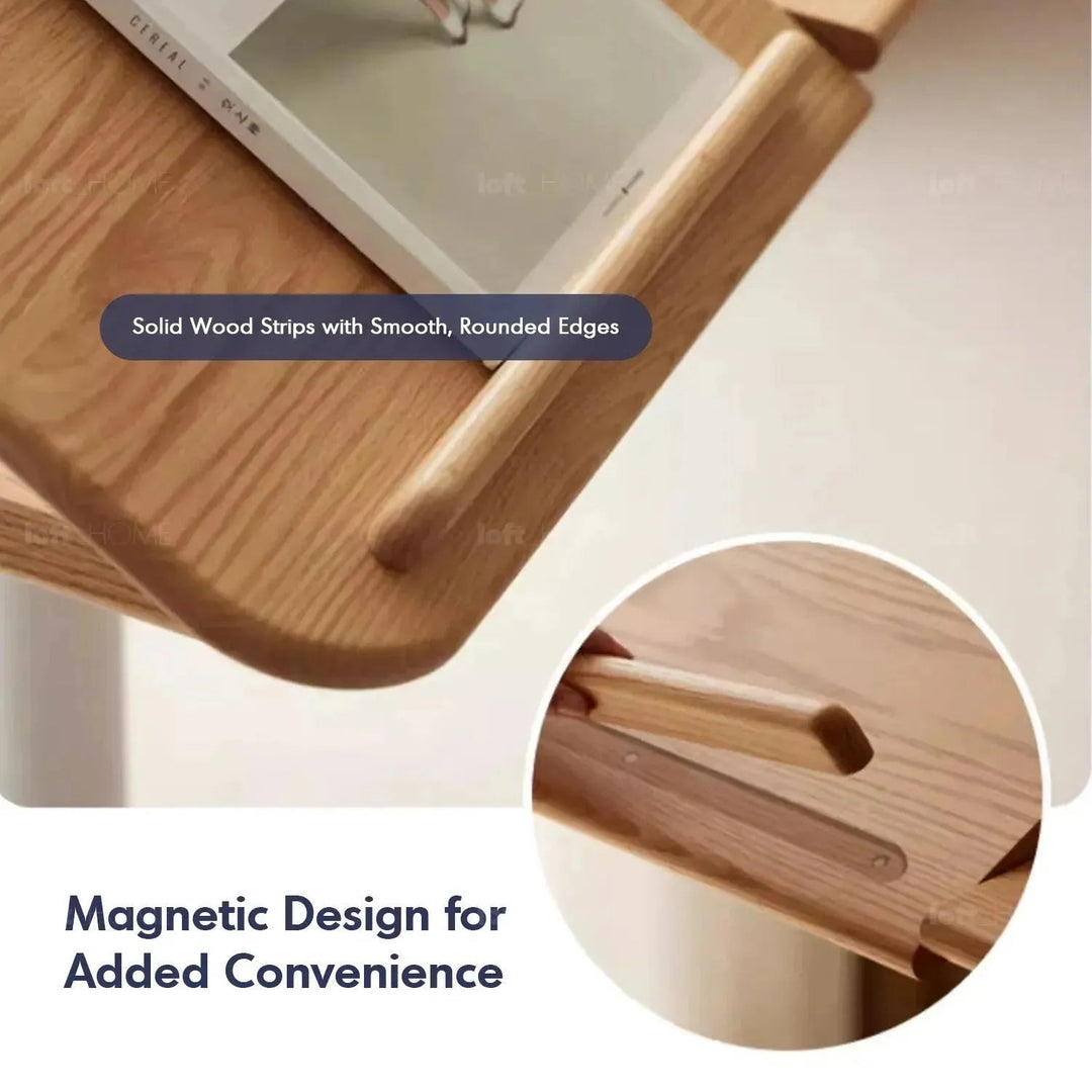 Scandinavian Oak Wood Study Table NOVA